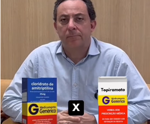 Topiramato ou Amitriptilina